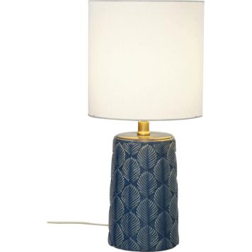 BORDLAMPE ANETA LIGHTING BODIL BLÅ/NATURHVIT BORDLAMPE ANETA LIGHTING BODIL BLÅ/NATURHVIT
