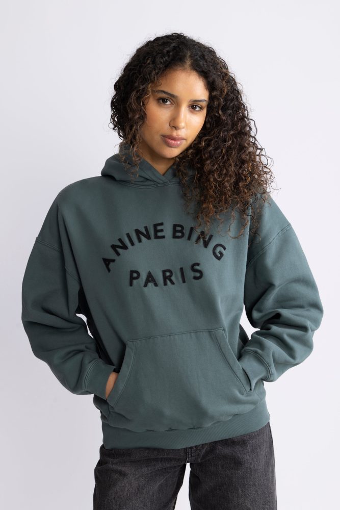 Harvey Sweatshirt Paris - Dark Teal - Bilde 2