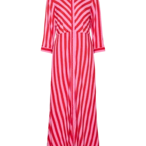 Yassavanna Long Shirt Dress – Cyclamen Bittersweet