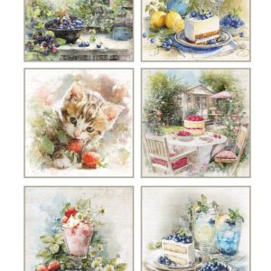 NYHET! Reprint  -Klippark – Summer Garden – A4 -kp0187
