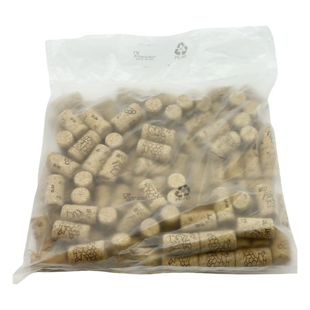 Naturkork 24 x 44mm 100stk for vin og champagne Naturkork 24 x 44mm 100stk for vin og champagne