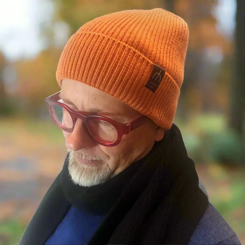 Orange ullue i 100% kashmir/ull Orange ullue i 100% kashmir/ull