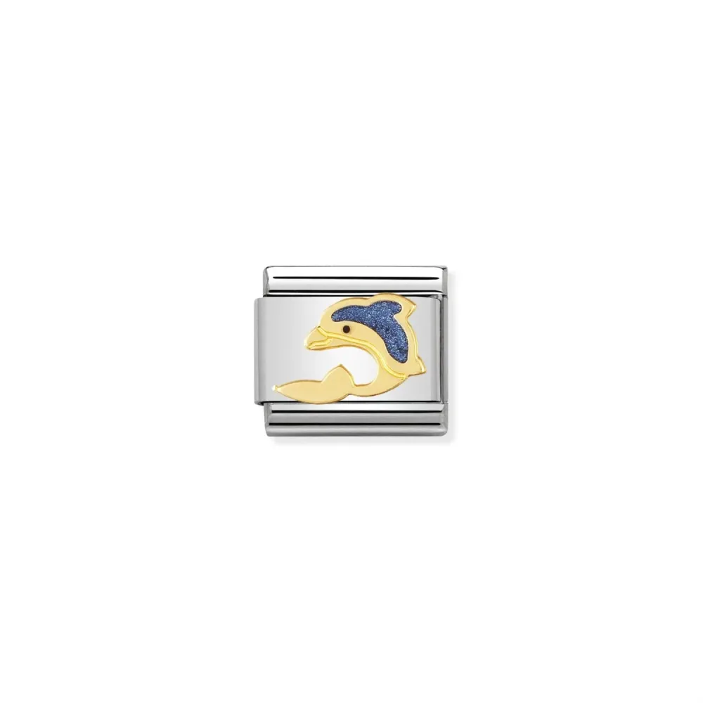 Nomination – Link WATER ANIMALS 18k gold DOLPHINE Nomination – Link WATER ANIMALS 18k gold DOLPHINE