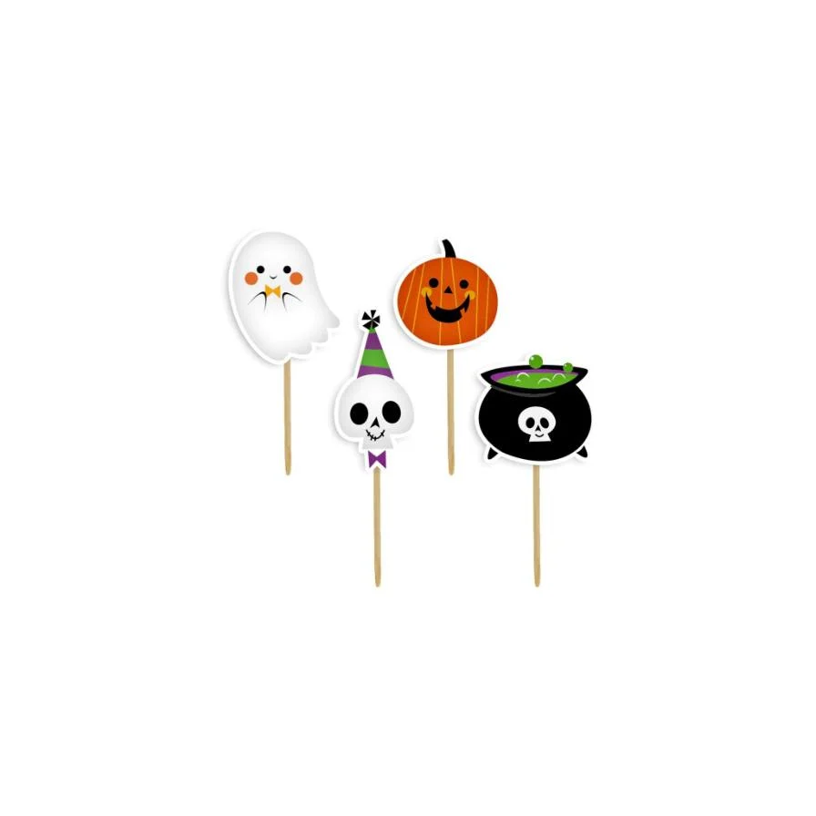 Cupcakedekorasjoner -Søt Halloween- pk/12 Cupcakedekorasjoner -Søt Halloween- pk/12