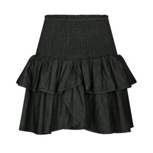 Carin Denim Skirt – Black
