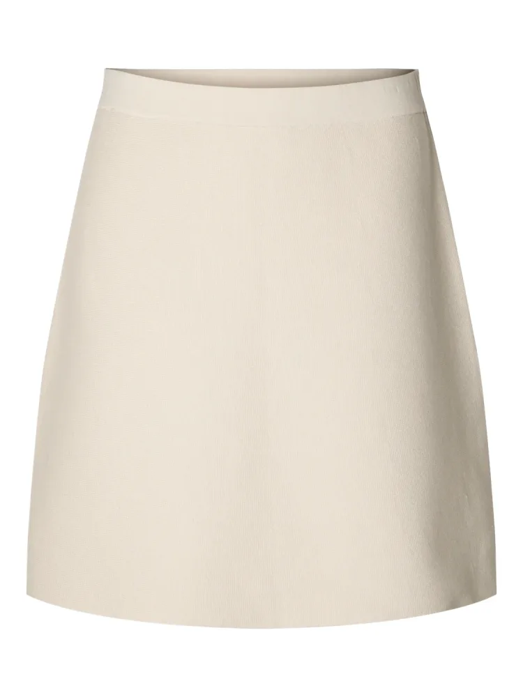 Liva Hw Knit Skirt - Birch