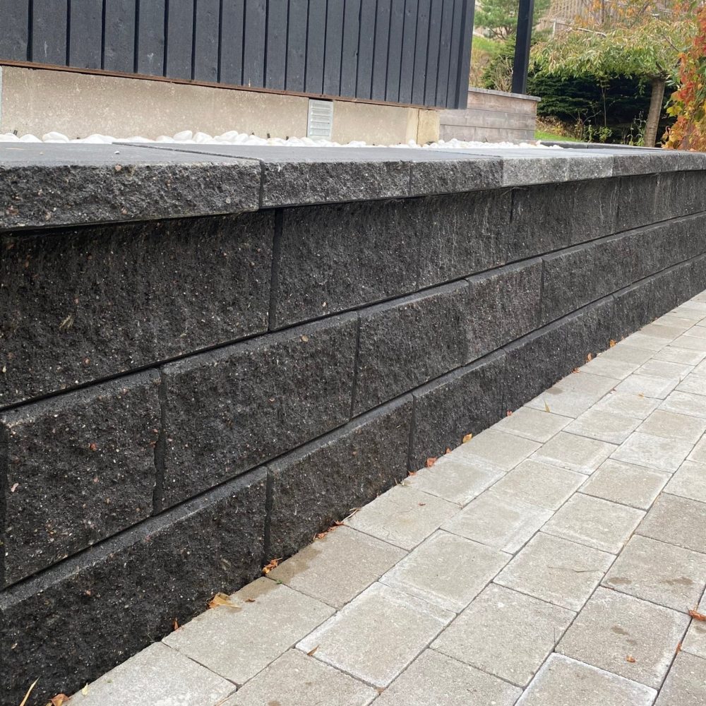 Støttemur Muskö Grafitt
