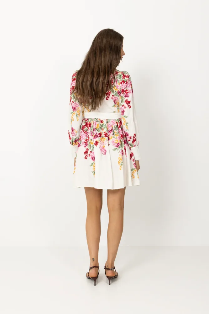 Yasrosie Ls Dress - Birch New Rosie Print - Bilde 3
