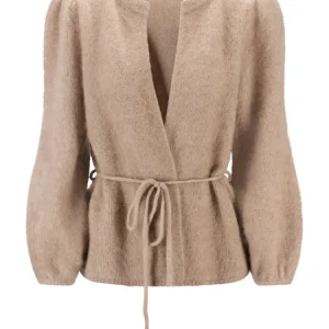 Fredrikke Chunky Cardigan – Hazel Beige