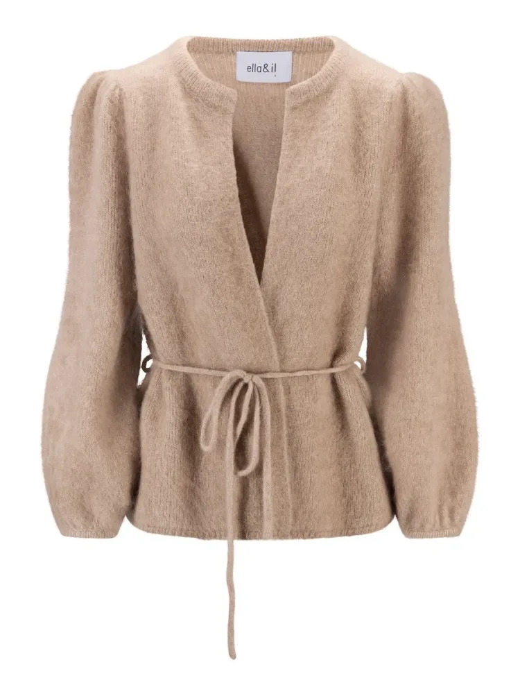 Fredrikke Chunky Cardigan - Hazel Beige