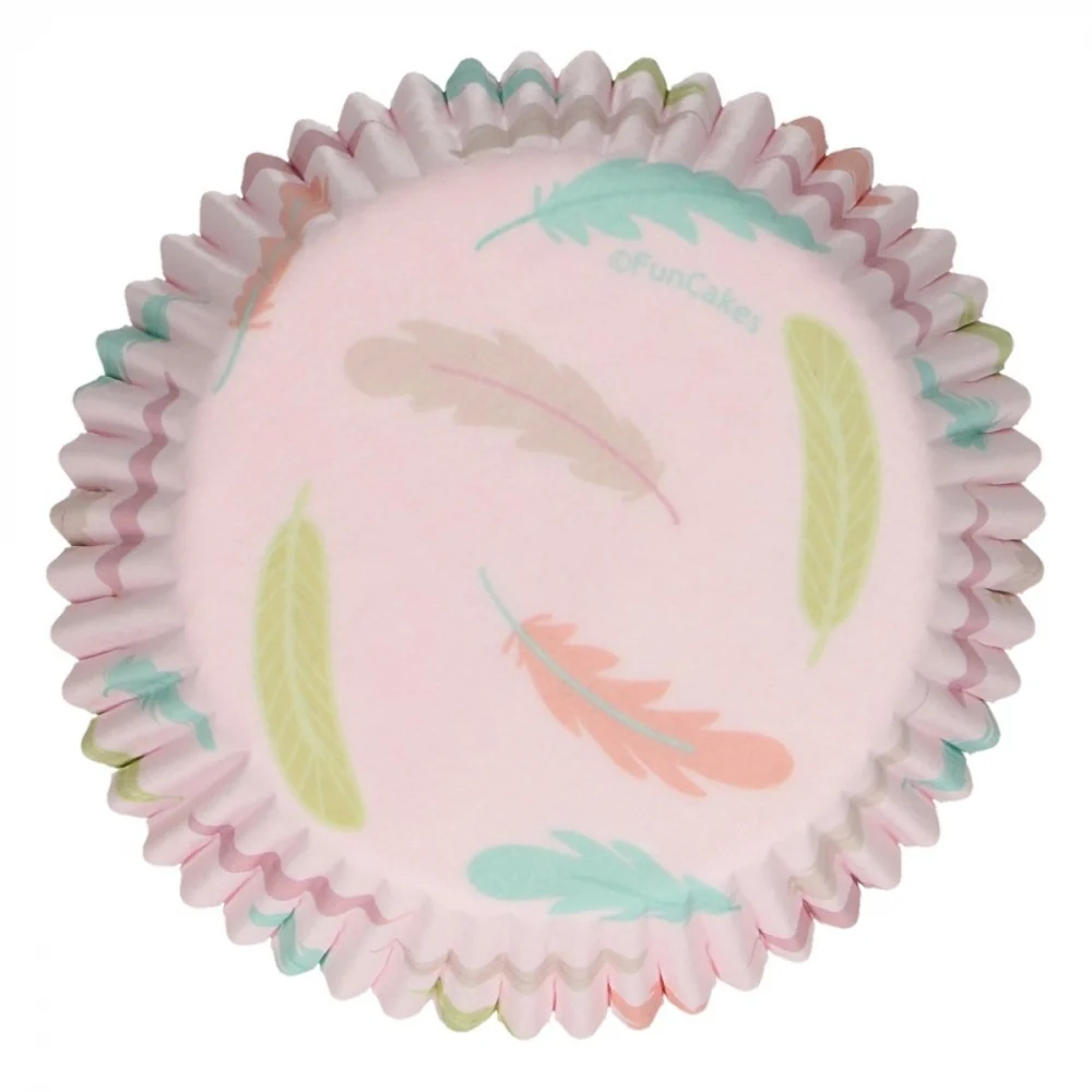 FunCakes Muffinsformer – Fjær pk/48 FunCakes Muffinsformer – Fjær pk/48