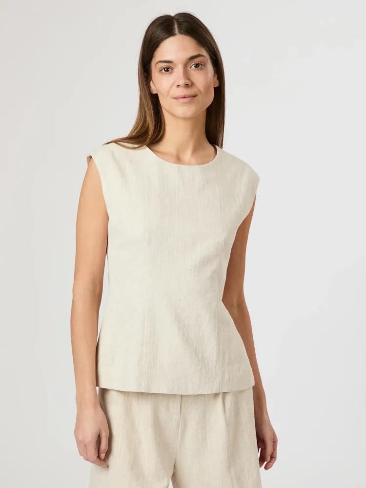 Rafli Ramie Top - Natural - Bilde 2