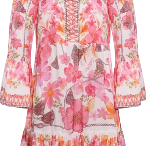 Benilde Dress Viscose – Coral