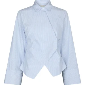 Fenli Striped Shirt – Light Blue Stripe