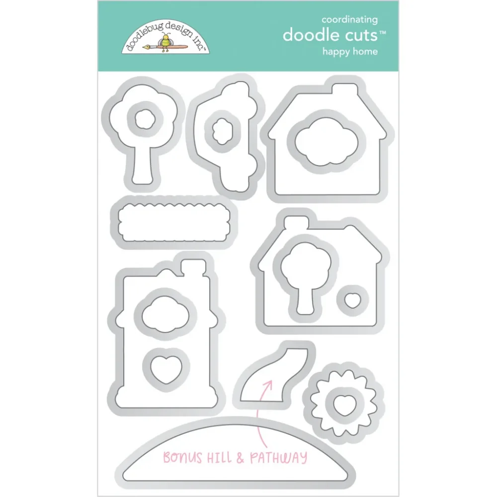 Doodlebug Doodle Cuts Dies – Happy Home