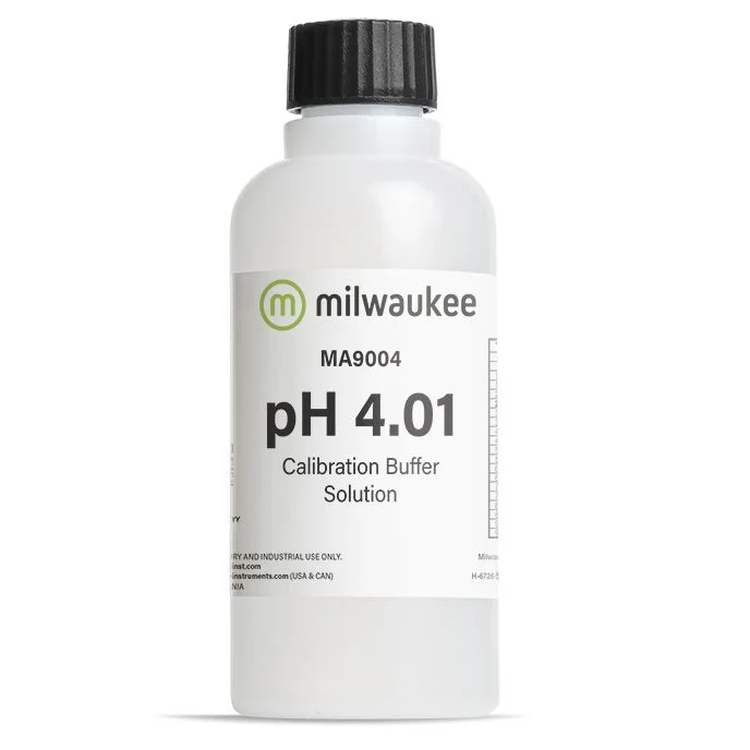 230ml flaske med kalibreringsvæske / buffer pH 4.01 – Milwaukee 230ml flaske med kalibreringsvæske / buffer pH 4.01 – Milwaukee