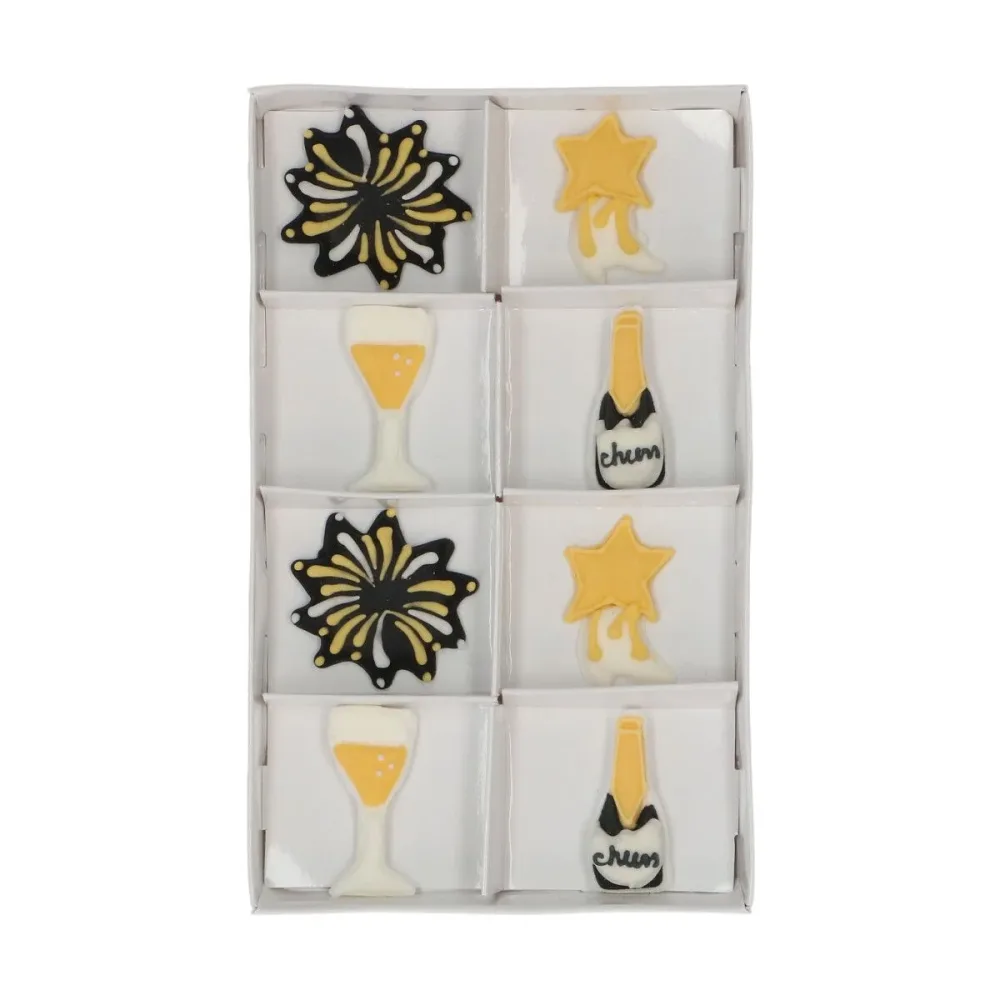 Wilton spiselig kakepynt -Sparkling Celebration- sett/8 - Bilde 2