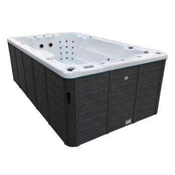 SVØMMESPABAD DENFORM ENKELT SYSTEM 4M 45 DYSER