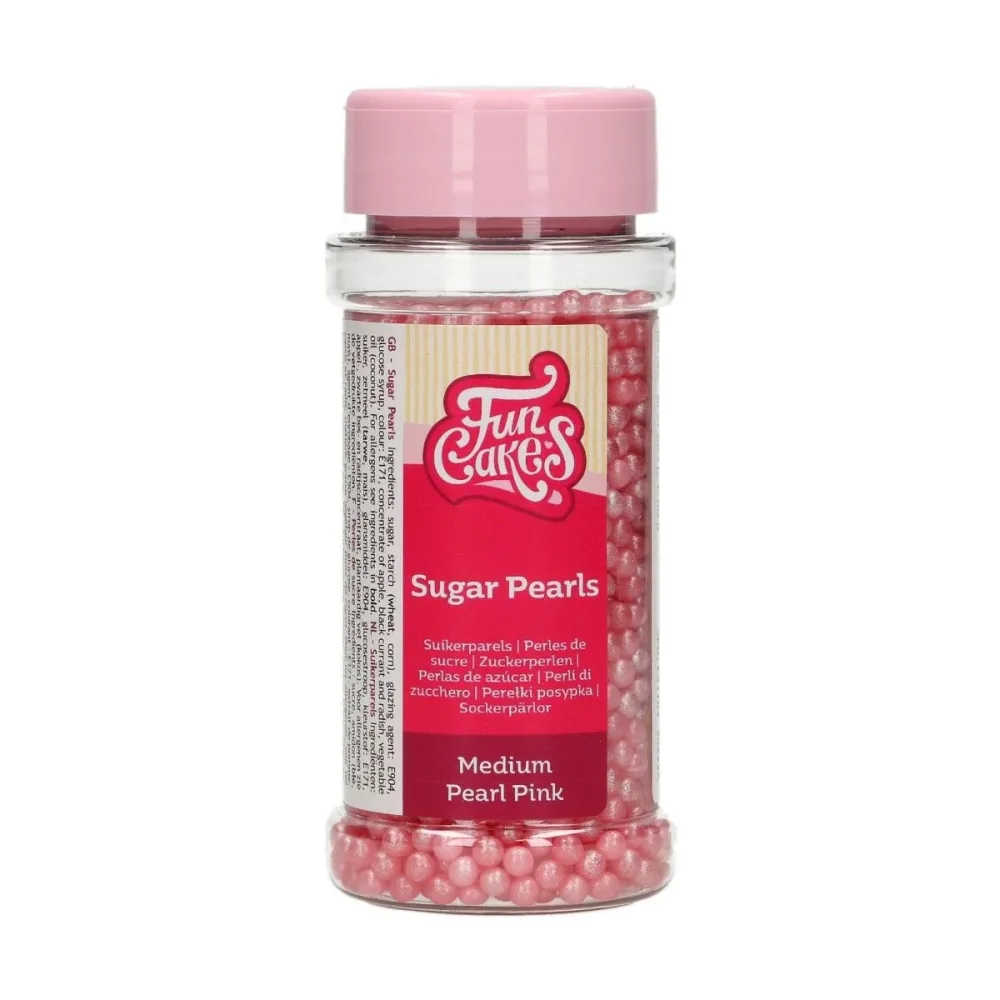 Kakestrø Sukkerperler Perlemor Rosa - Bilde 2