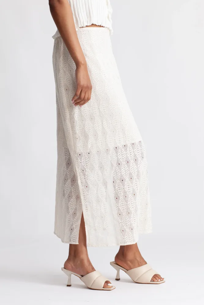 Madelena Hw Skirt - Turtledove - Bilde 3