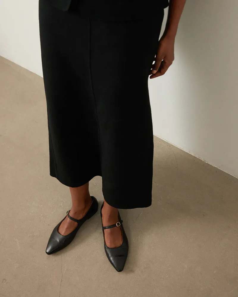 Camila - Leather Black - Bilde 2