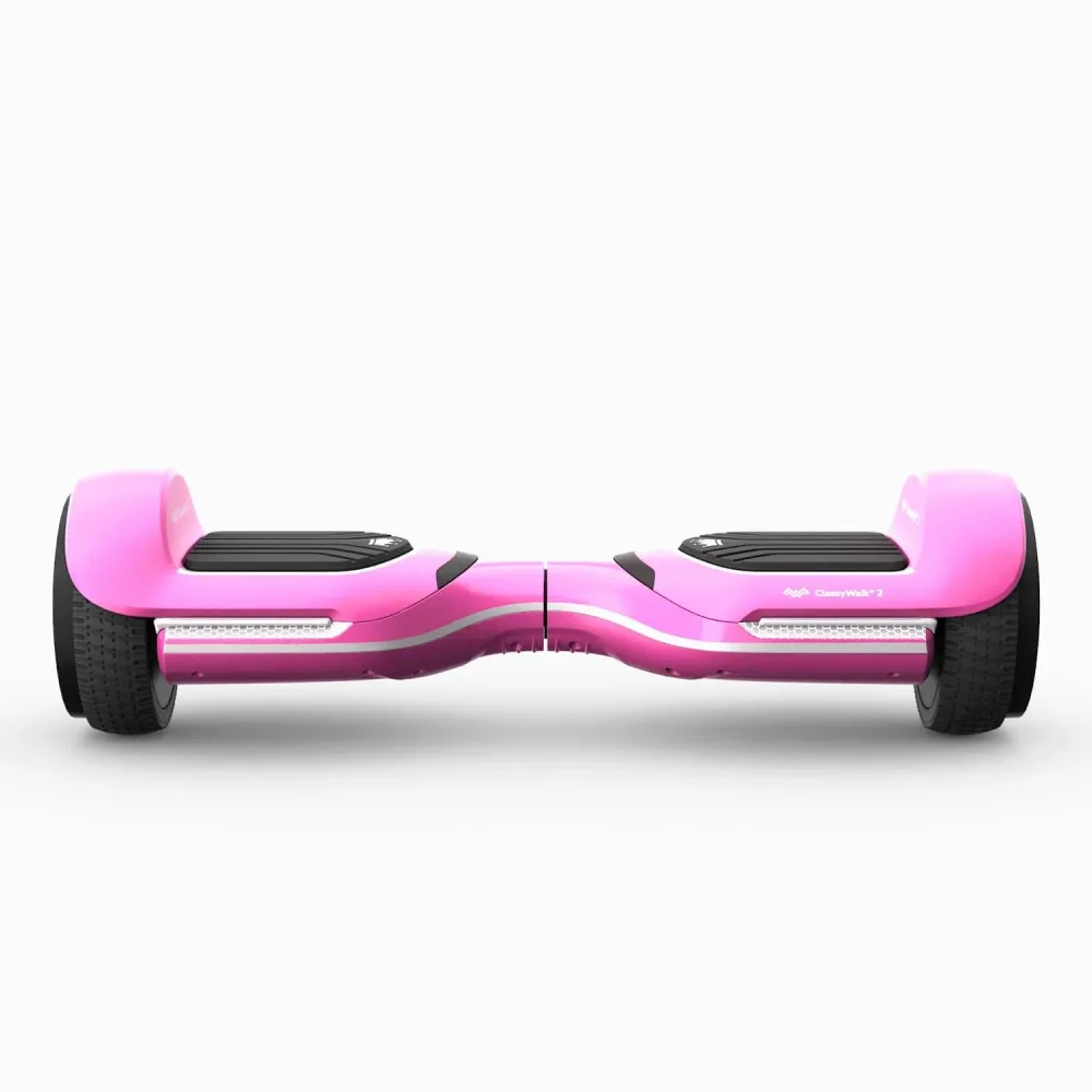 ClassyWalk® 2 LED Hoverboard - Rosa/Hvit - Bilde 3