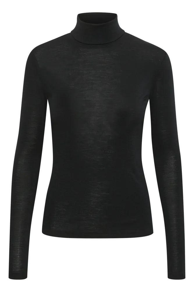 NiniaGZ Wool Rollneck - Black