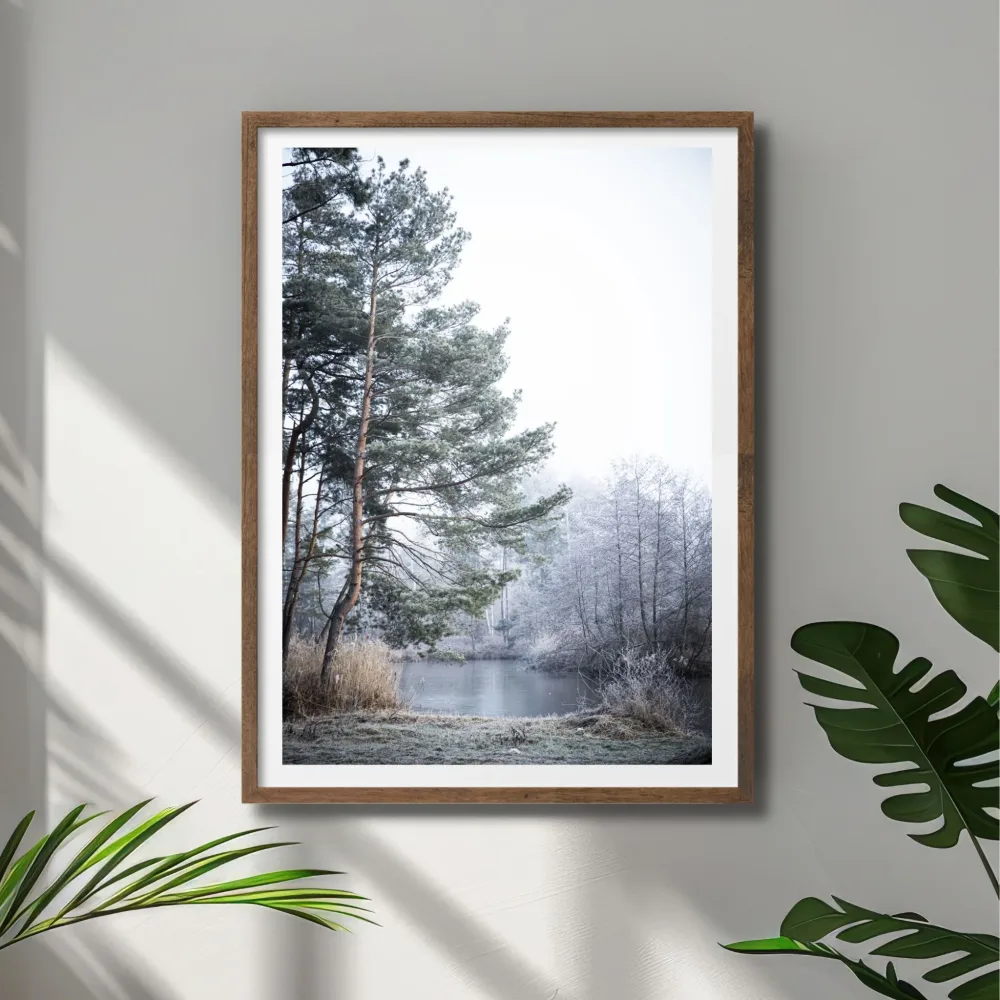 NORDISK VINTERLANDSKAP - PLAKAT OG LERRET - Bilde 3