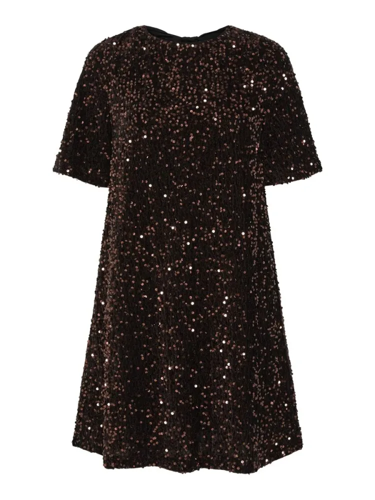 Yasfudsy 2/4 Short Dress - Hot Fudge