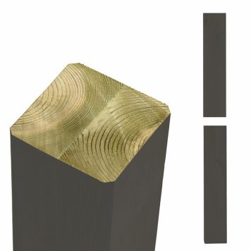 LIMTRESTOLPE PLUS TRYKKIMPREGNERT GRÅ 9X9X208MM