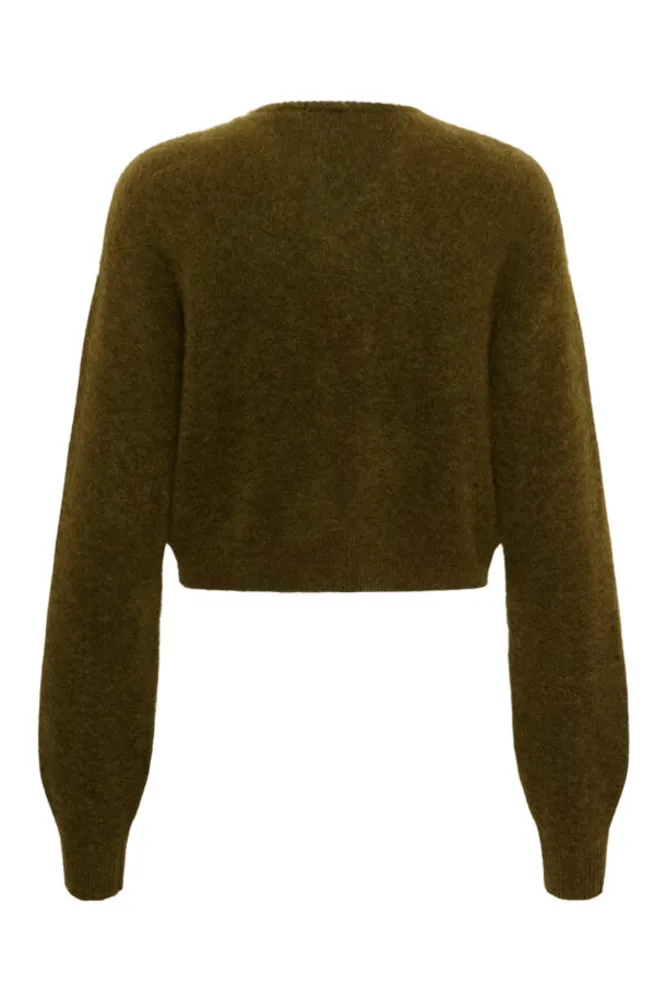 Gzdebbie Short Cardigan - Plantation Melange - Bilde 2