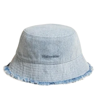Pafe Denim Bucket Hat – Light Blue