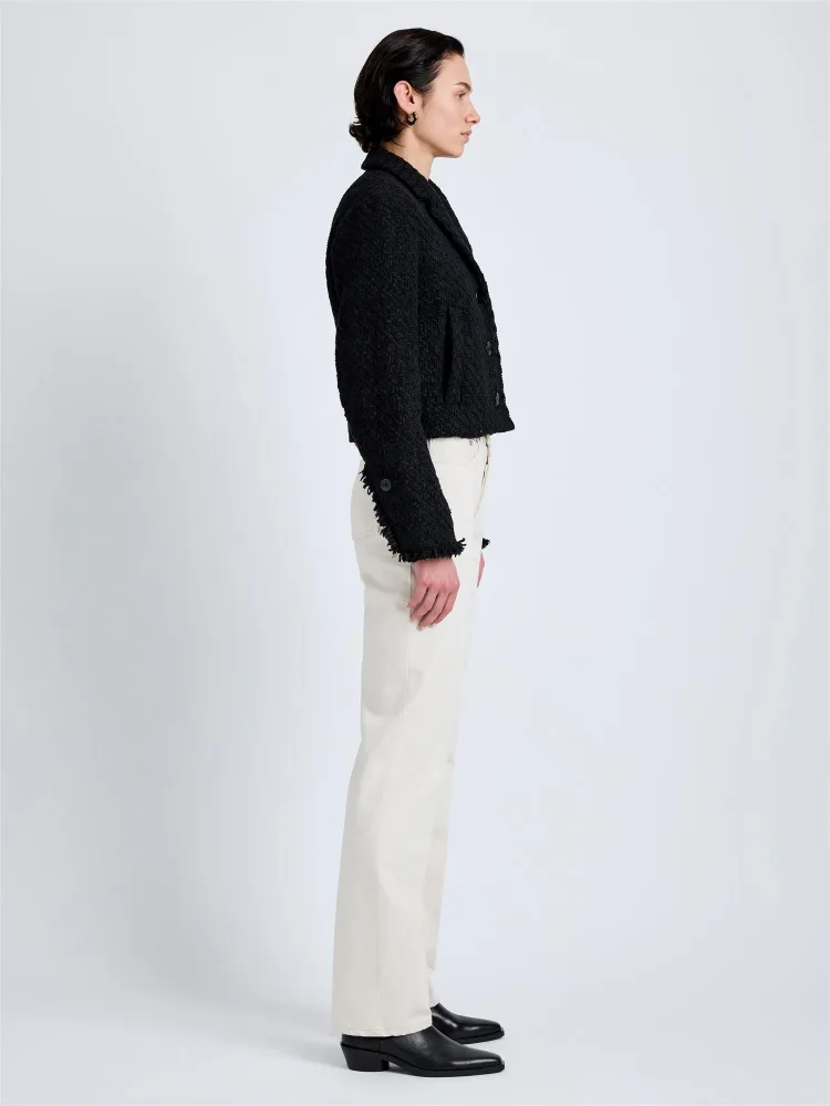 PROENZA SCHOULER - Nima Jacket Basket Weave - Black - Bilde 3