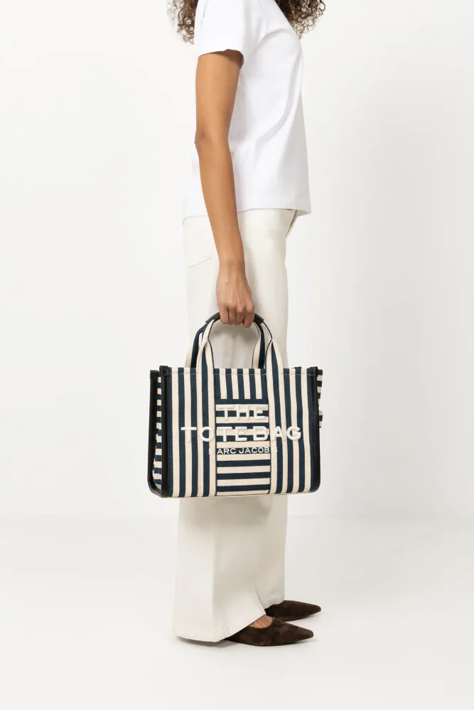 The Stripe Canvas Medium Tote - Blue Sea Multi - Bilde 2