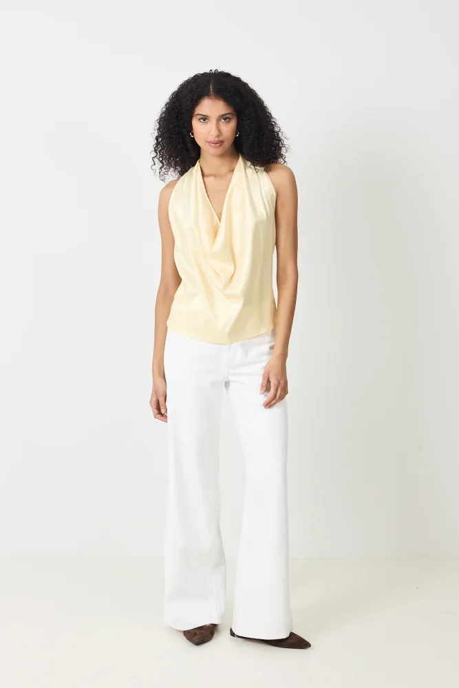 Hollyic Wrap Top - Yellow - Bilde 2
