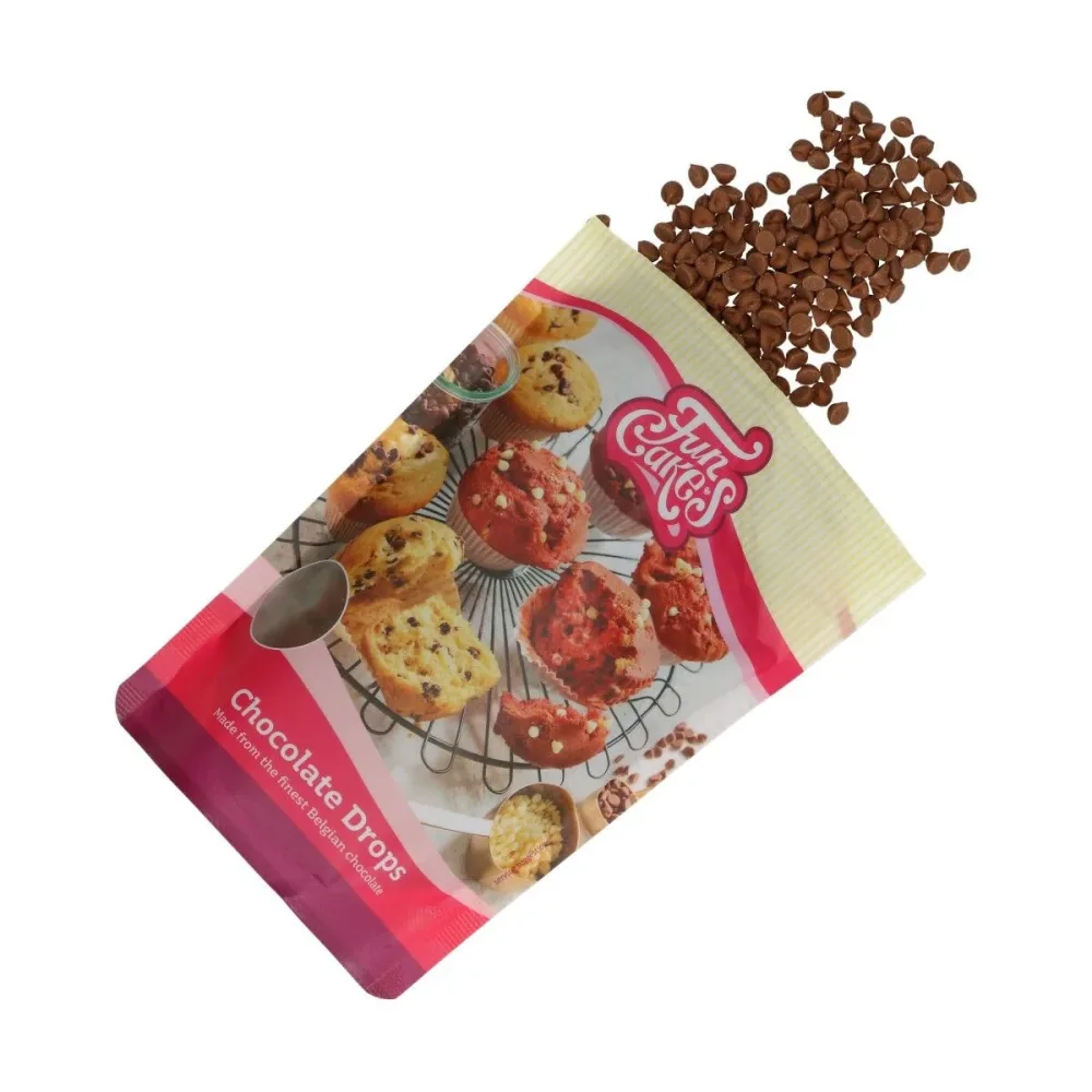 FunCakes Bakestabile sjokoladedråper -Melkesjokolade- 350g FunCakes Bakestabile sjokoladedråper -Melkesjokolade- 350g