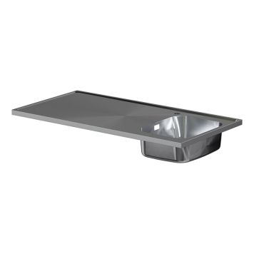 OPPVASKBENK CAMARGUE VIKA ATLANTIC F12 VENDBAR RUSTFRI 1200X610MM