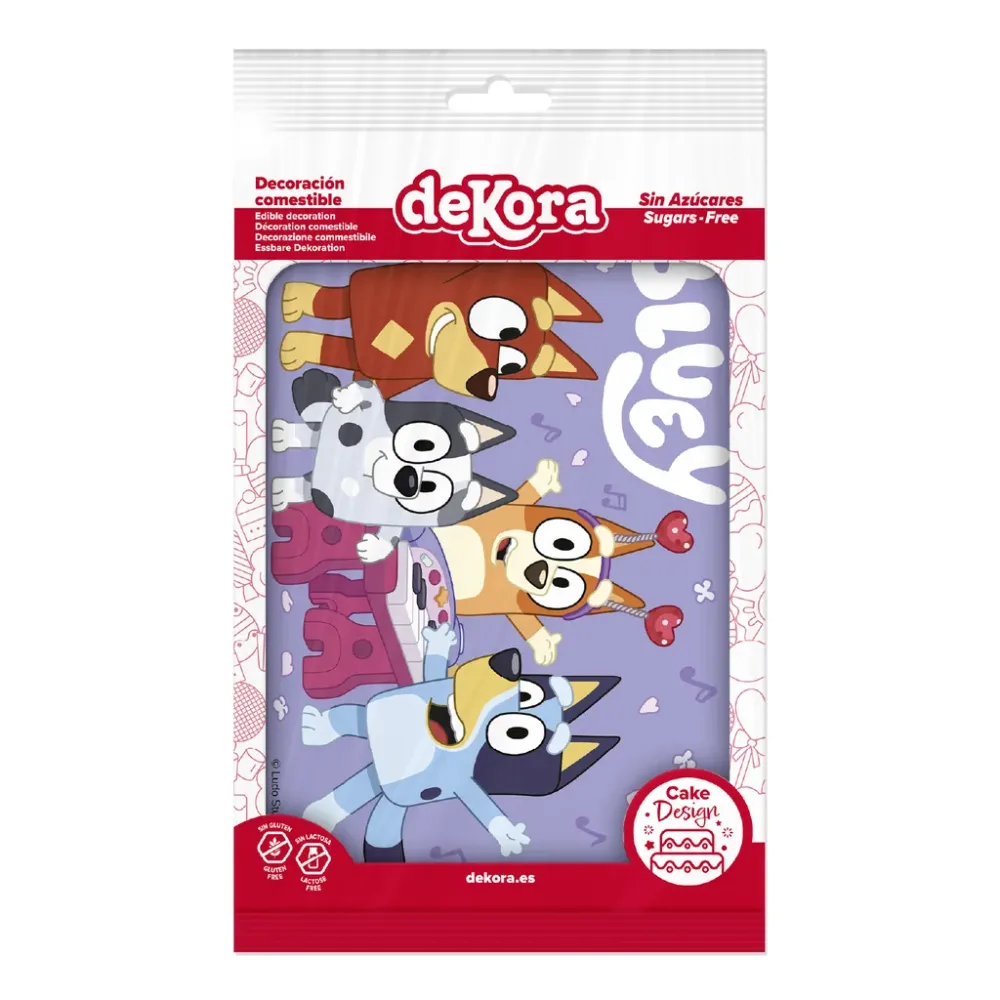 Bluey & Bingo spiselig kakebilde, wafer, A5 Bluey & Bingo spiselig kakebilde, wafer, A5