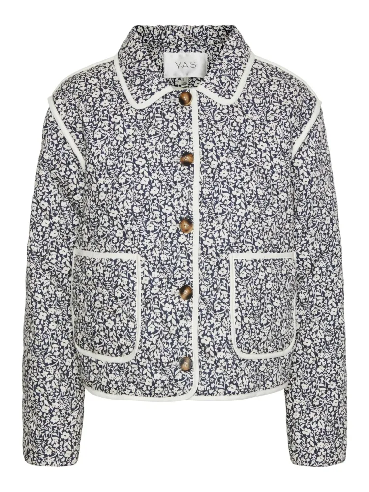 Yasrinna Ls Padded Jacket - Navy Blazer