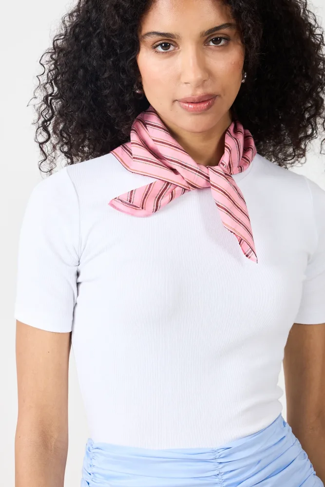 Linoa Cotta Scarf - Pink Nectar - Bilde 2