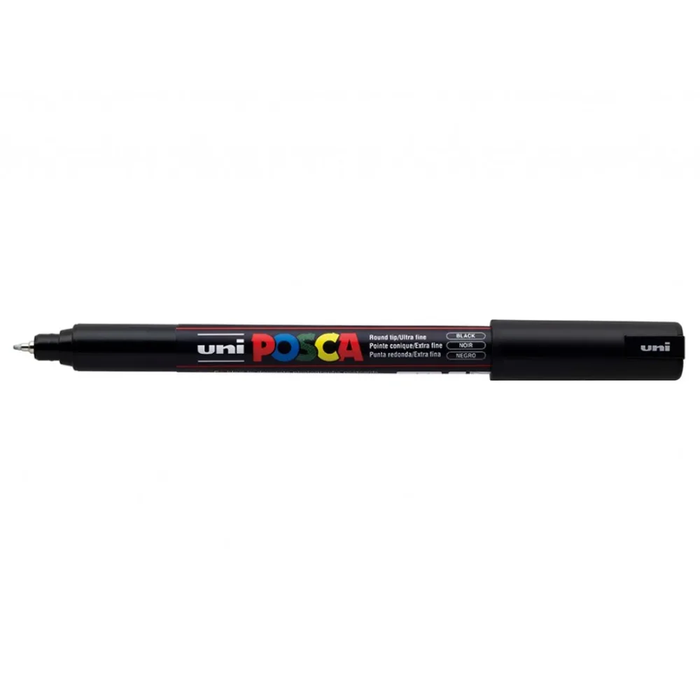 Uni POSCA PC-1MR - Ultra-Fine 0,7mm - 24 Black