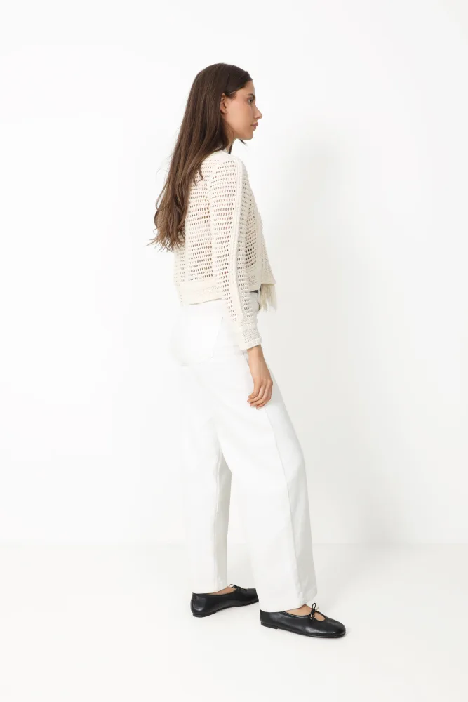 Cardigan Bianca - Ecru - Bilde 3