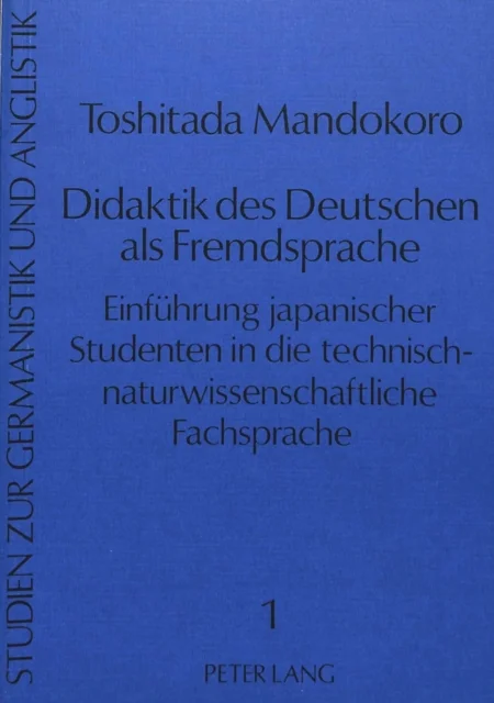 Didaktik des Deutschen als Fremdsprache
