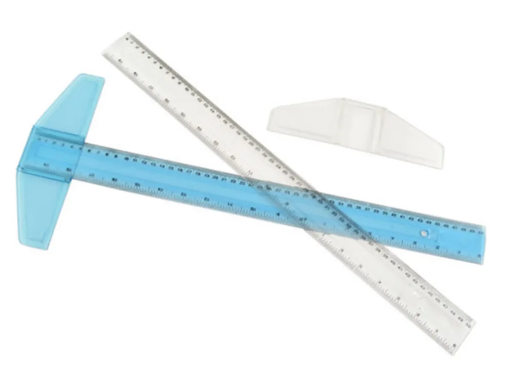 Smart T-linjal – 50 cm | 2-i-1 løsning