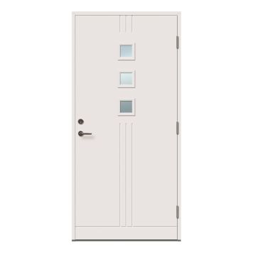 YTTERDØR SOLID ELEMENTS VISBY 9X20 VENSTRE HVIT YTTERDØR SOLID ELEMENTS VISBY 9X20 VENSTRE HVIT
