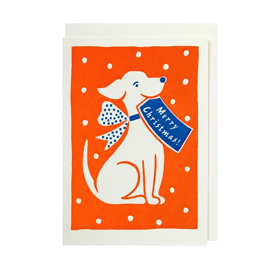 Postkort Julehund - By The Archivist Gallery
