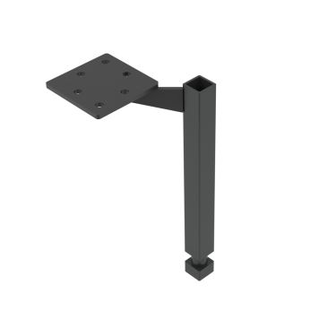 MØBELBEN SCANBAD 150-190 MM CLASSIC SVART MØBELBEN SCANBAD 150-190 MM CLASSIC SVART