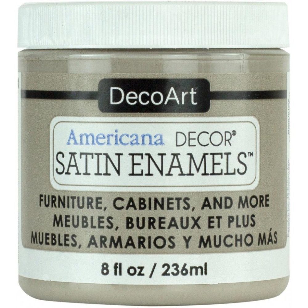 Americana Decor Satin Enamels 236ml - Grey Taupe