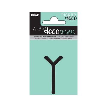 BOKSTAVER PICKUP Y ABC DECO MILA 60 MM Y SVART BOKSTAVER PICKUP Y ABC DECO MILA 60 MM Y SVART
