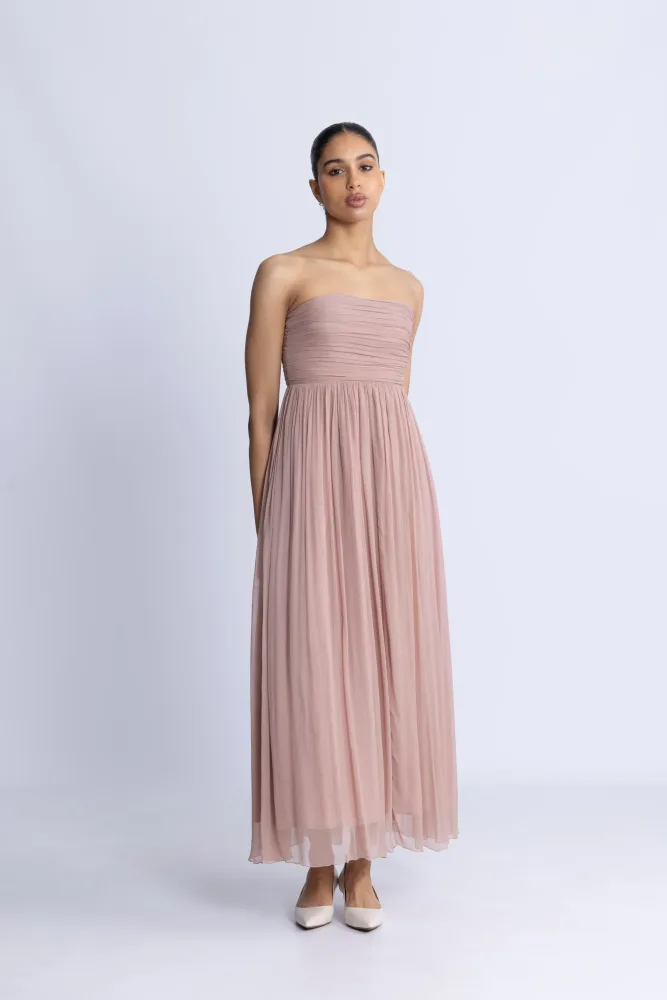 Amalfi Dress - Warm Taupe - Bilde 2